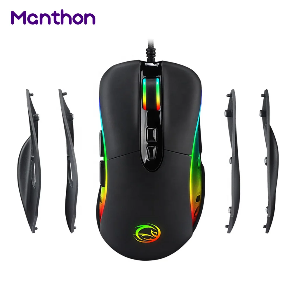 Bloody P80 PRO RGB Gaming Mouse with Light Strike switch and side buttons