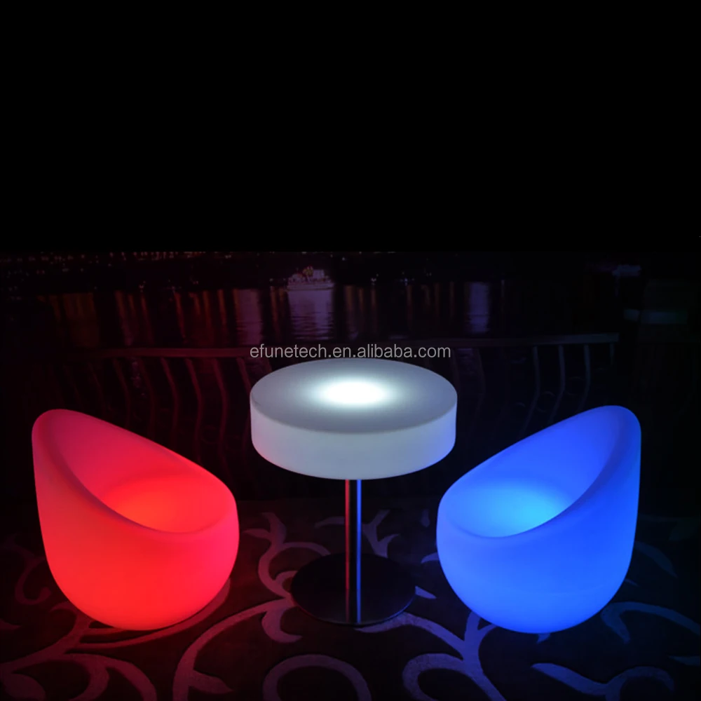 light up garden table