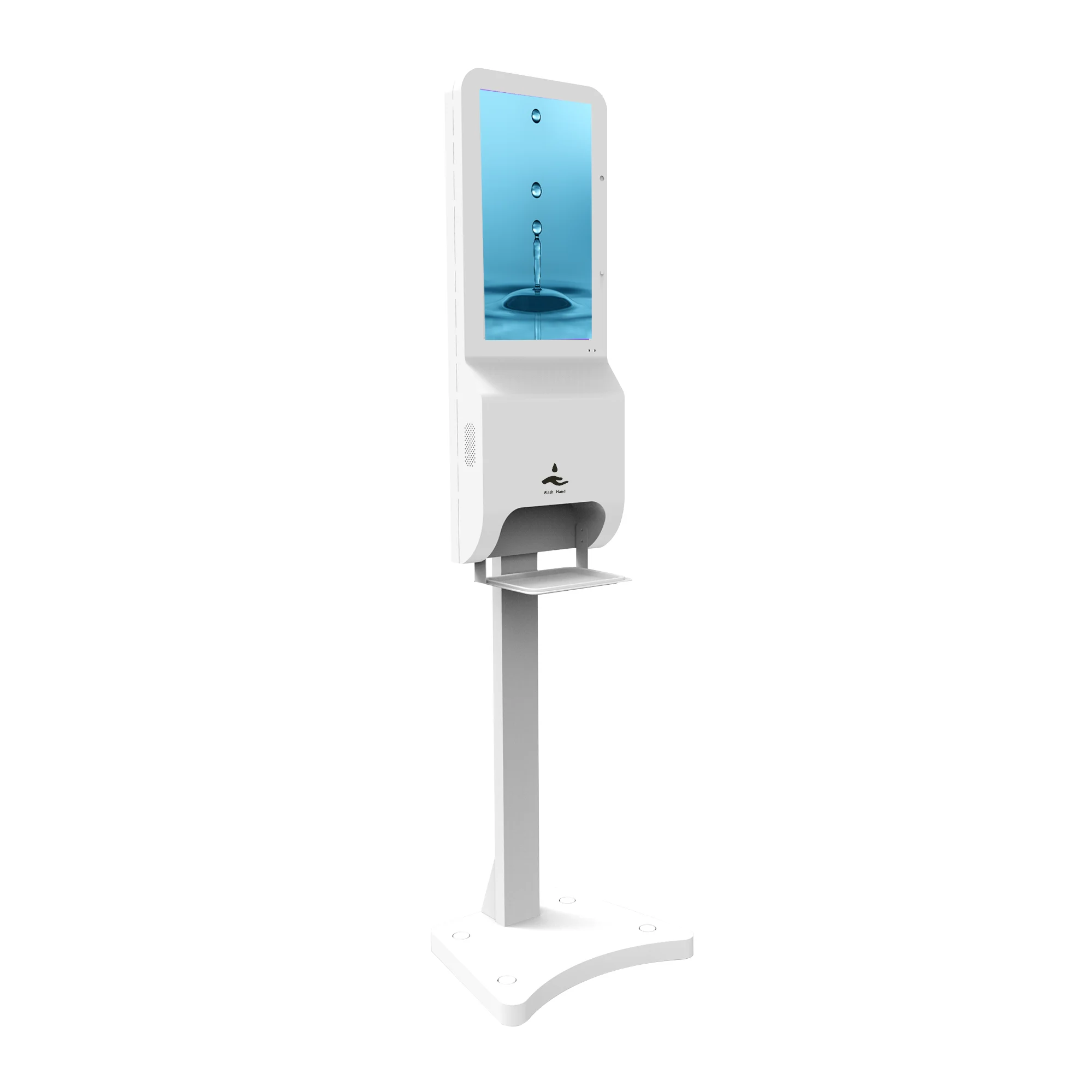 
Professional manufacturer digital signage hand sanitizer kiosk automatic hand sanitizer dispenser 