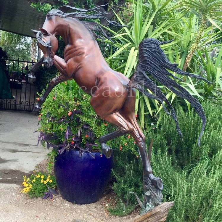 bronze arabian horse sculpture