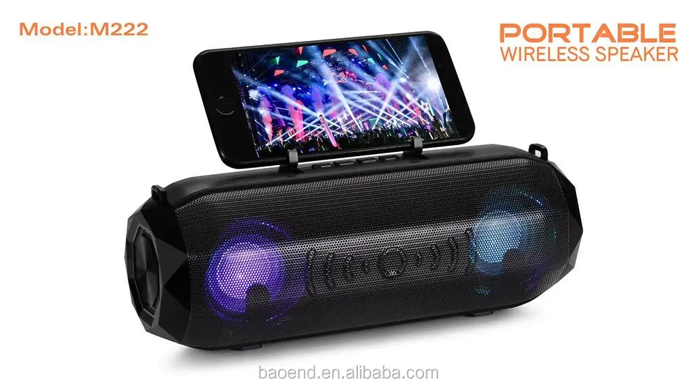 M222 portable wireless speaker blue tooth camping lamp outdoor portable subwoofer led light speakers with mobile phone support - ANKUX.COM