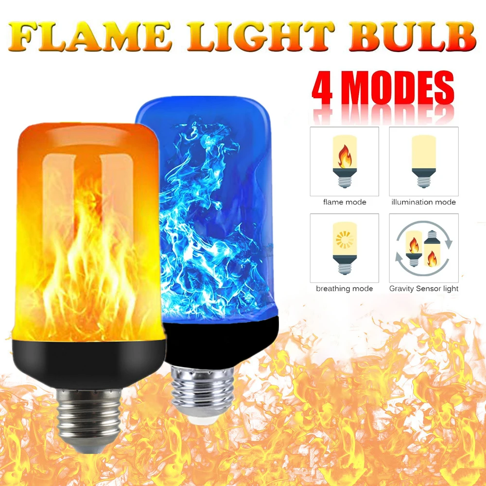 flickering flame bulb e27