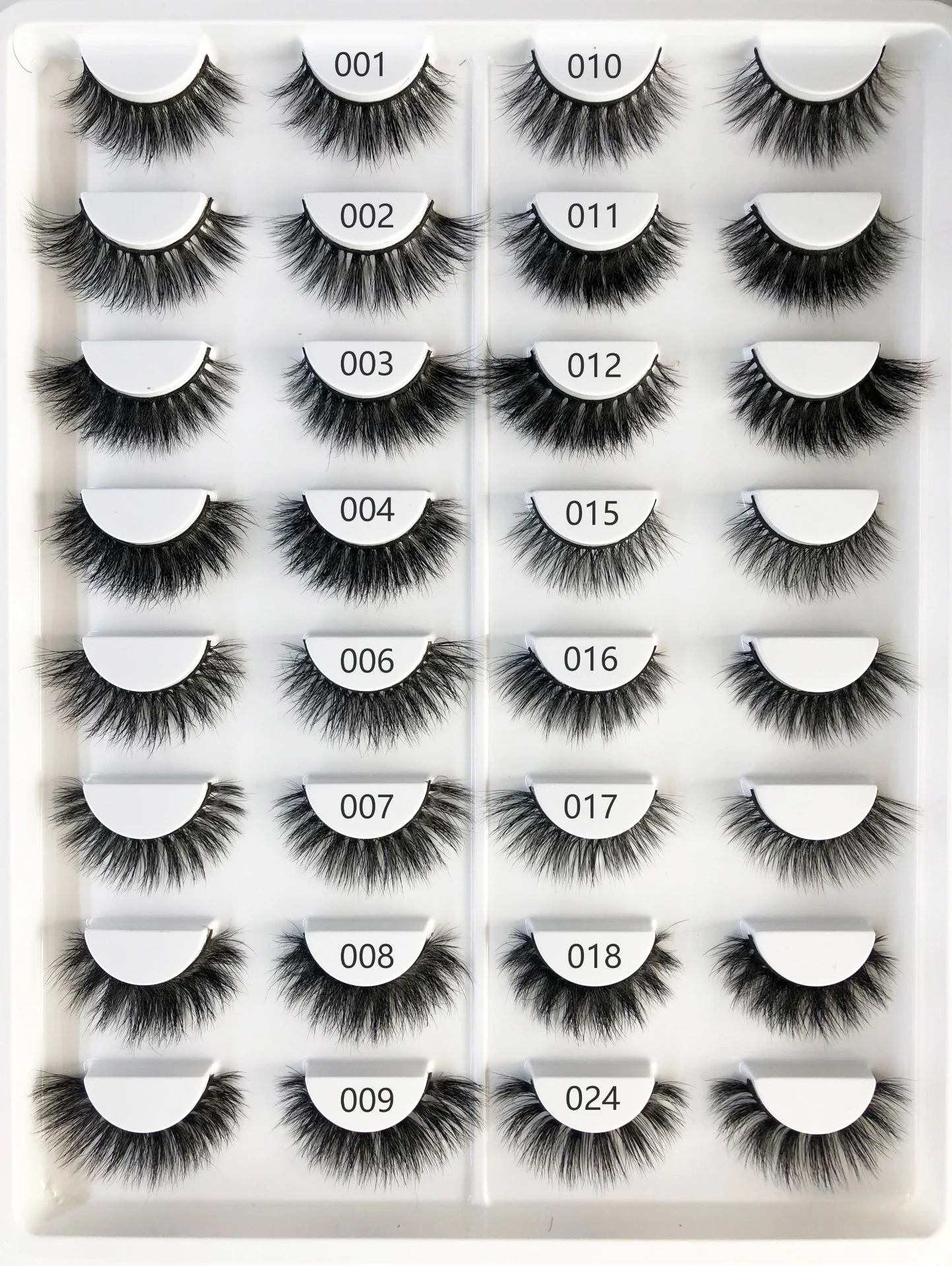 handmade fake eye lashes natural false 3D mink eyelashes