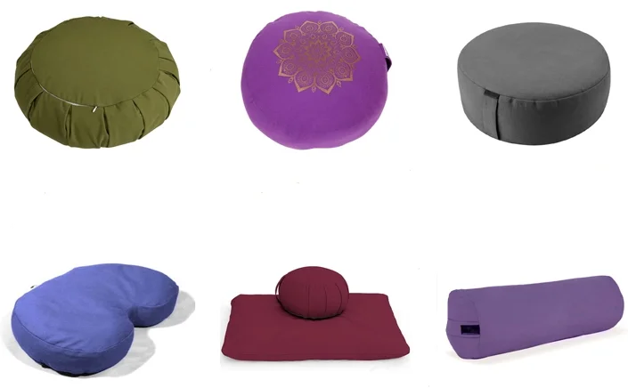 meditation cushion: promotes proper alignment and posture