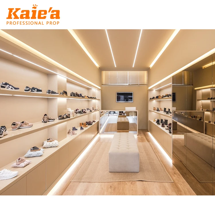 shoes shop interior design for retail display fashion shoe