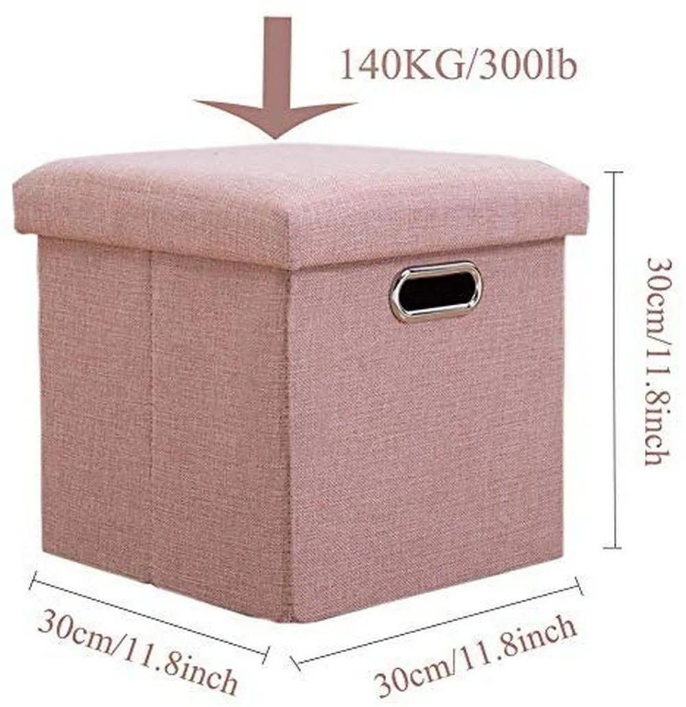 Featured image of post Collapsible Storage Ottoman Cube / Spacious interior is perfect for storing blankets, linens, magazines, books, remote controls, electronics, toys and much more.