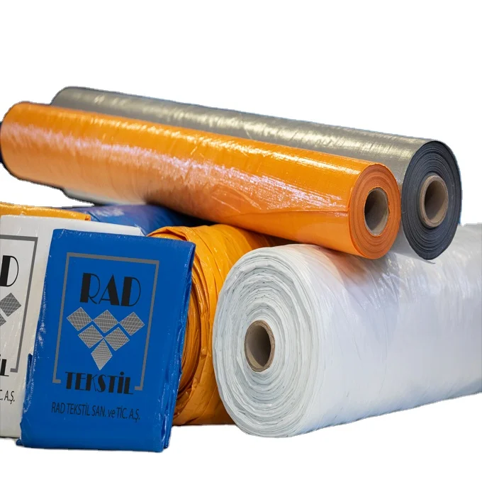 Pe Coated Plastic Tarpaulin Tarp Cover High Quality Direct From Turkey Factory Waterproof White