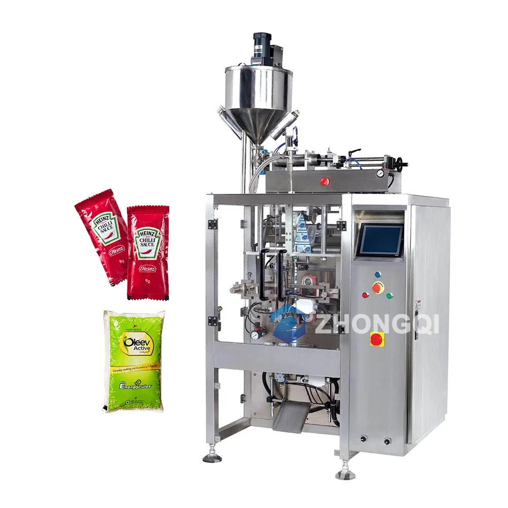 
1kg Coconut Edible Packaging Mustard Soya Vegetable Filling Cooking Oil Pouch Packing Machine 