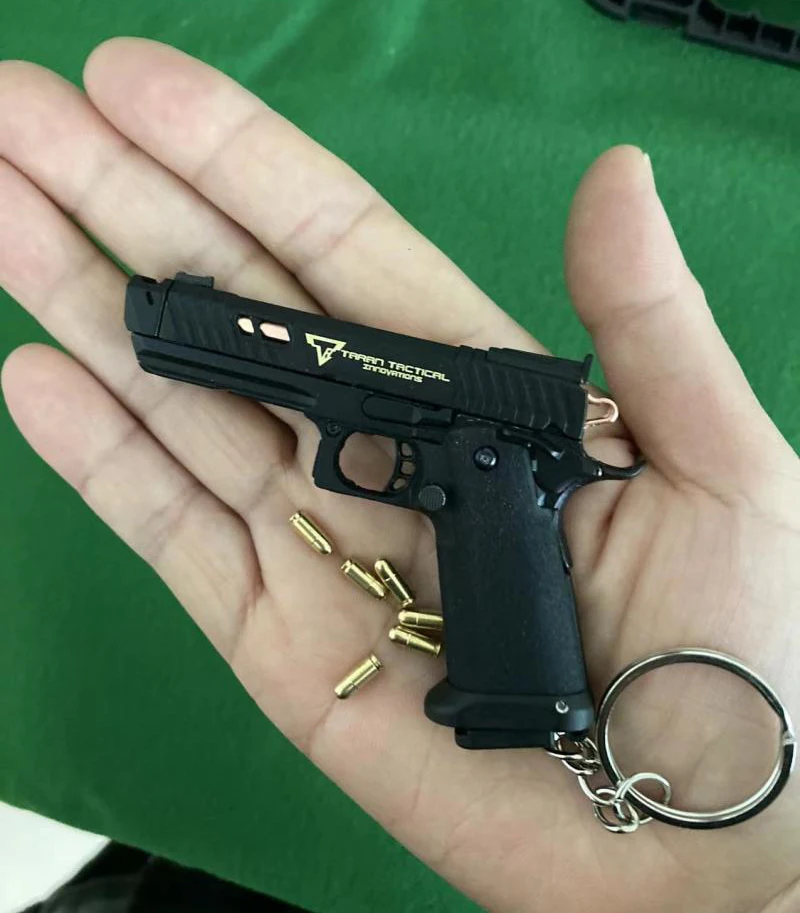 Fuya New 1:3 Glock G34 Ttipitviper Alloy Keychain Ejection Gift Pendant ...