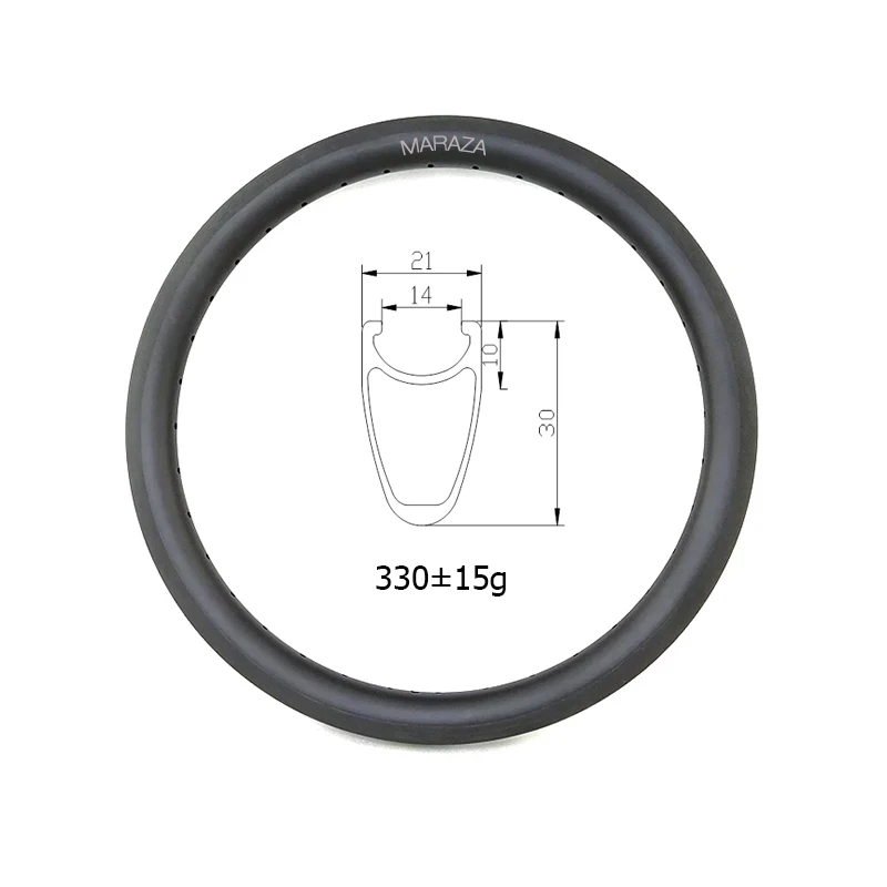 Ultralight Bmx Carbon Bike Rim 24 Inch 520 30x21mm Folding Bike