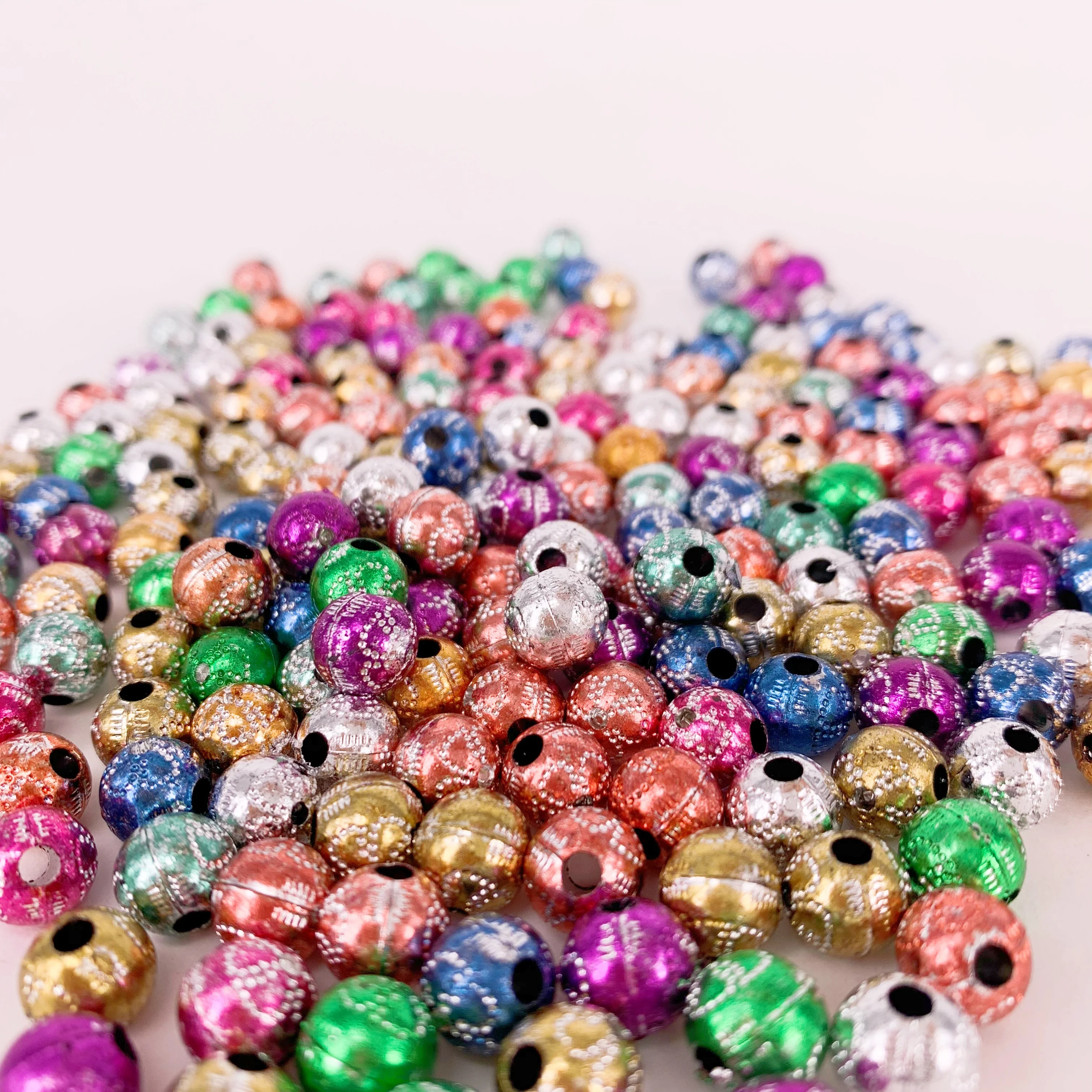 
Wholesale Mix Color Pattern Loose Beads For Children DIY Making 