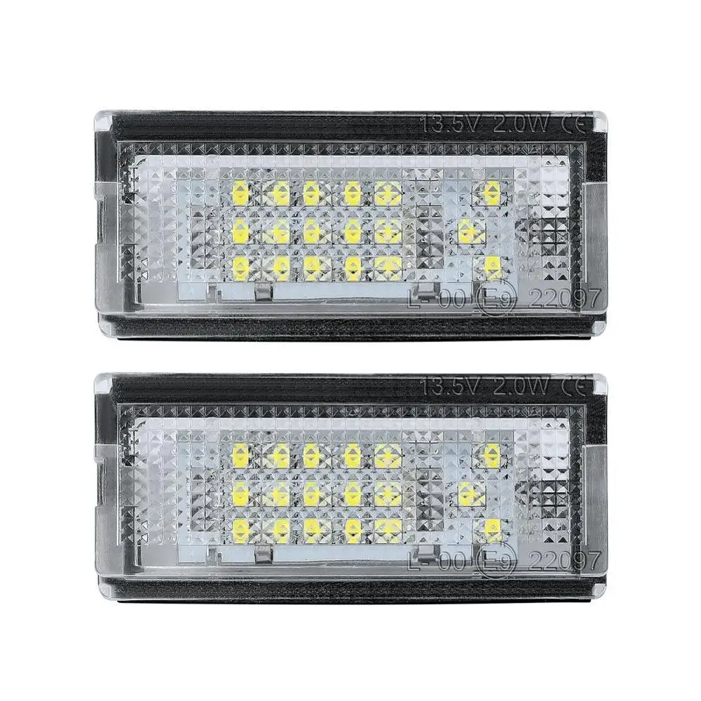 12V 18SMD License Plate Light for BMW E46 4D Sedan 1998-2007/BMW E46 5D Touring 1998-2005 OEM#51138236269