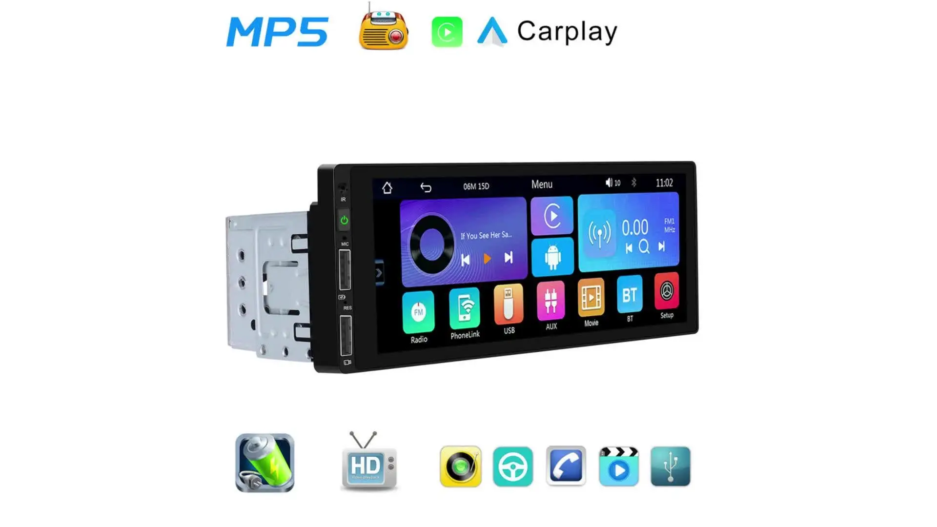 Video's over Wat is Auto Radio Android 9/10 Inch 9.7 Inch 12.3 Inch 13.1 Inch Radio Voor Auto Android Alle RAM ROM Universele Auto DVD Speler