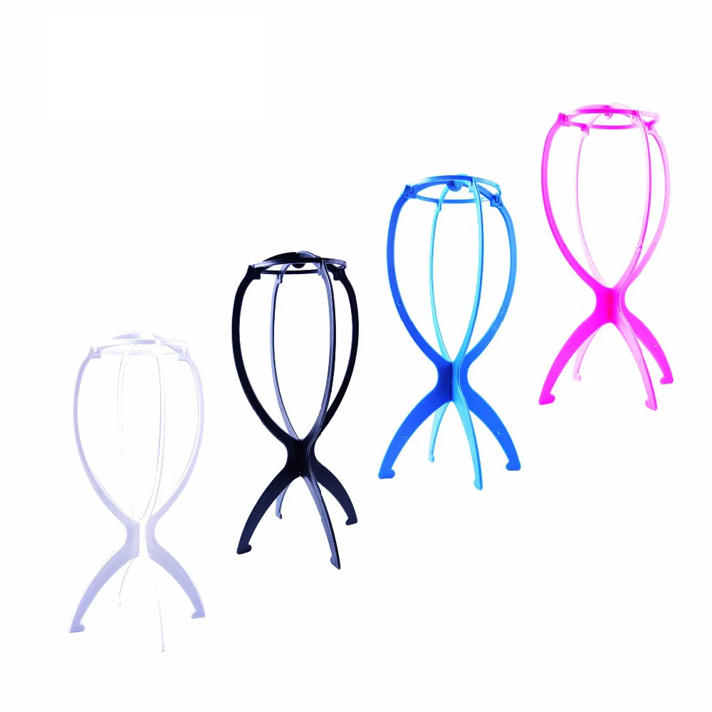 Ajustable Wig Stands Plastic Hat Display Wig Head Holders 18x36cm ...