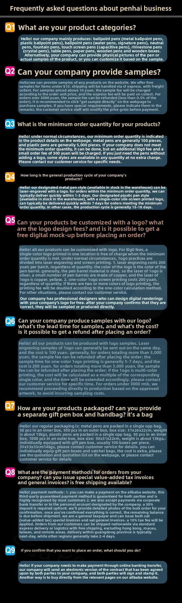 Intrekbare gelpen professionele signatuurpen met eigen logo_voghion.com