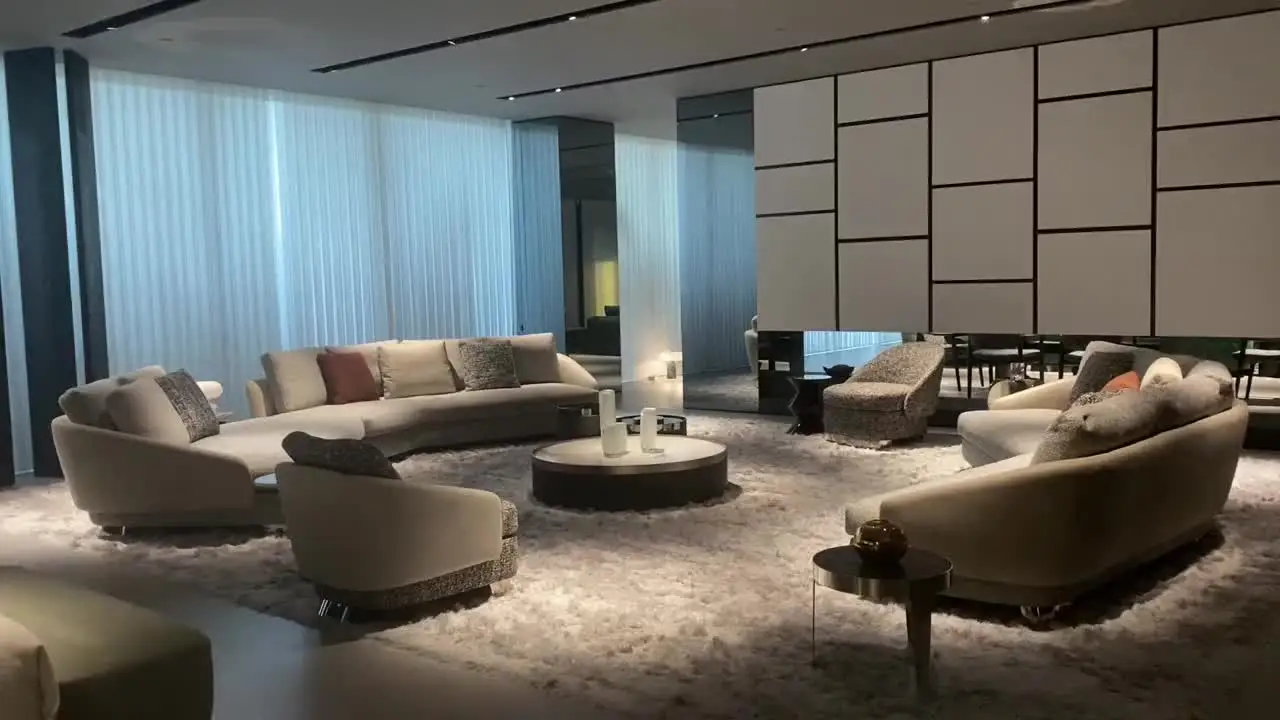 Lawson Living Room Sofa Set - Modern, Curved & Luxurious