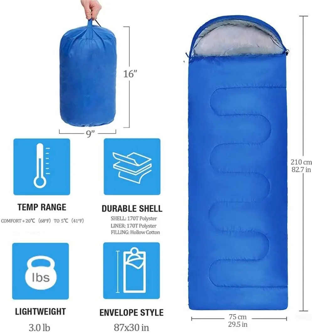 Hot Sale 170t Polyester Best Sleeping Bags Winter Sleeping Bag Outdoor Camping,Envolpe Sleeping