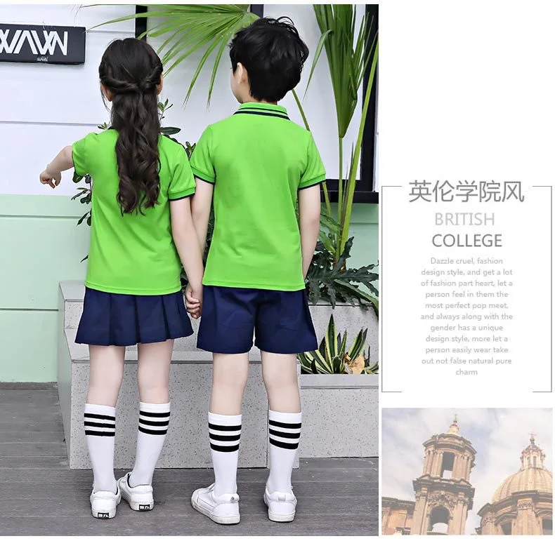 High School Uniform Oem School Uniform Summer Boys Girls Sports Suits For Primary School