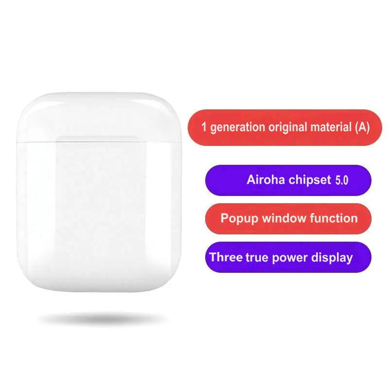 Original Factory Production 1/1 Bluetooth Wireless Earphone TWS 5.0 True Stereo Headphone Twins Siri Function Wireless Earbuds - ANKUX.COM