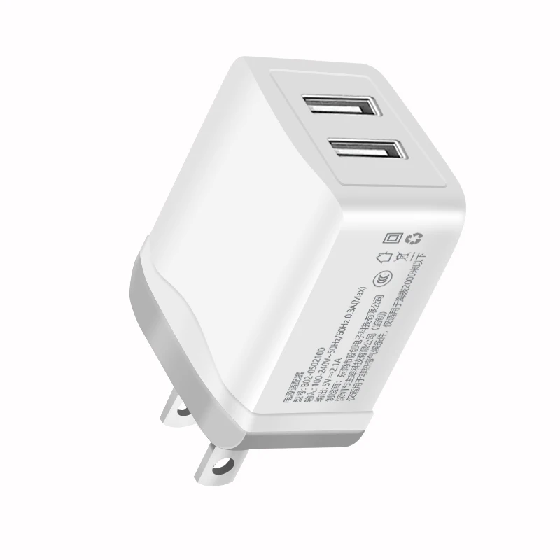 
Universal 5V 2.1A donble USB Travel Charger Adapter Mobile Phone Smart Charger for iPhone Tablet 2 usb port US wall charger 