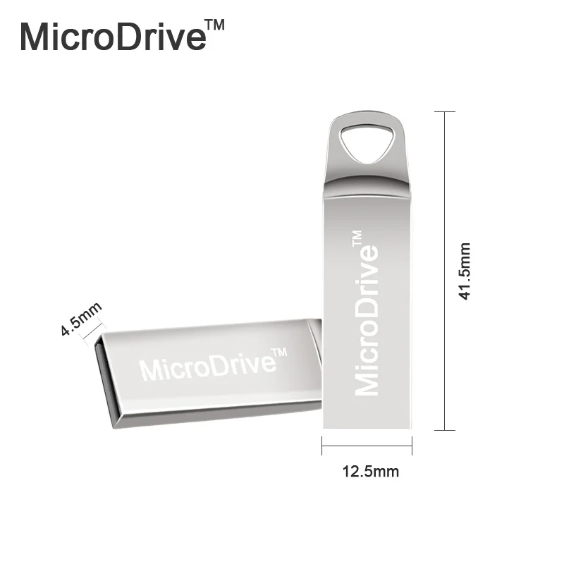 waterproof metal silver pendrive 2gb 4gb 8gb 16gb 32gb 1gb memory stick usb flash drive - ANKUX.COM