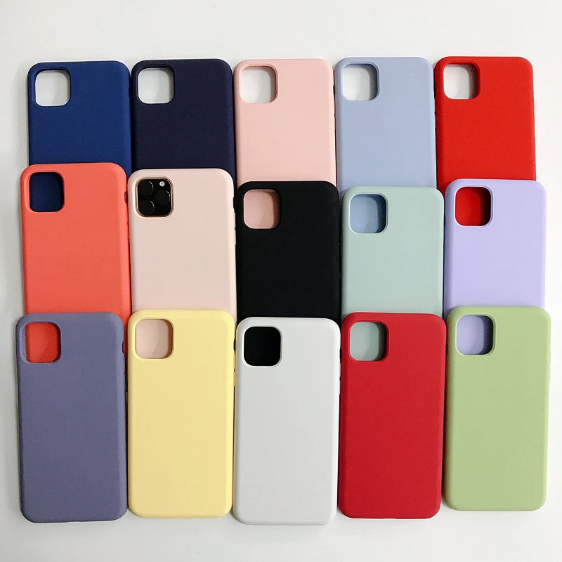 Mobilephone Accessories OEM Liquid Silicone Mobile Phone Case for iPhone XI 2019 XI