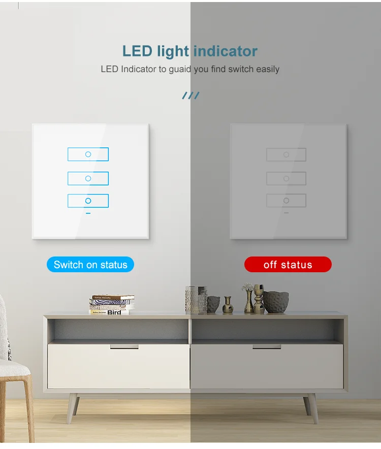 Tuya smart switch zigbee esp8266 light Zigbee switch wireless control - ANKUX.COM