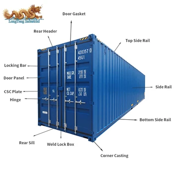 Whole Set Of Name Marine Iso Dry Cargo Shipping Container Parts - Buy ...