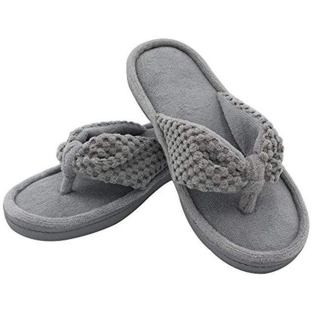 memory foam flip flops womens