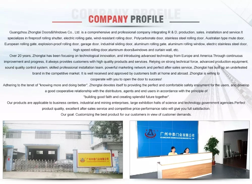 product-Commercial Shop Transparent Polycarbonate Sliding Door Durable PC Folding Door-Zhongtai-img-2