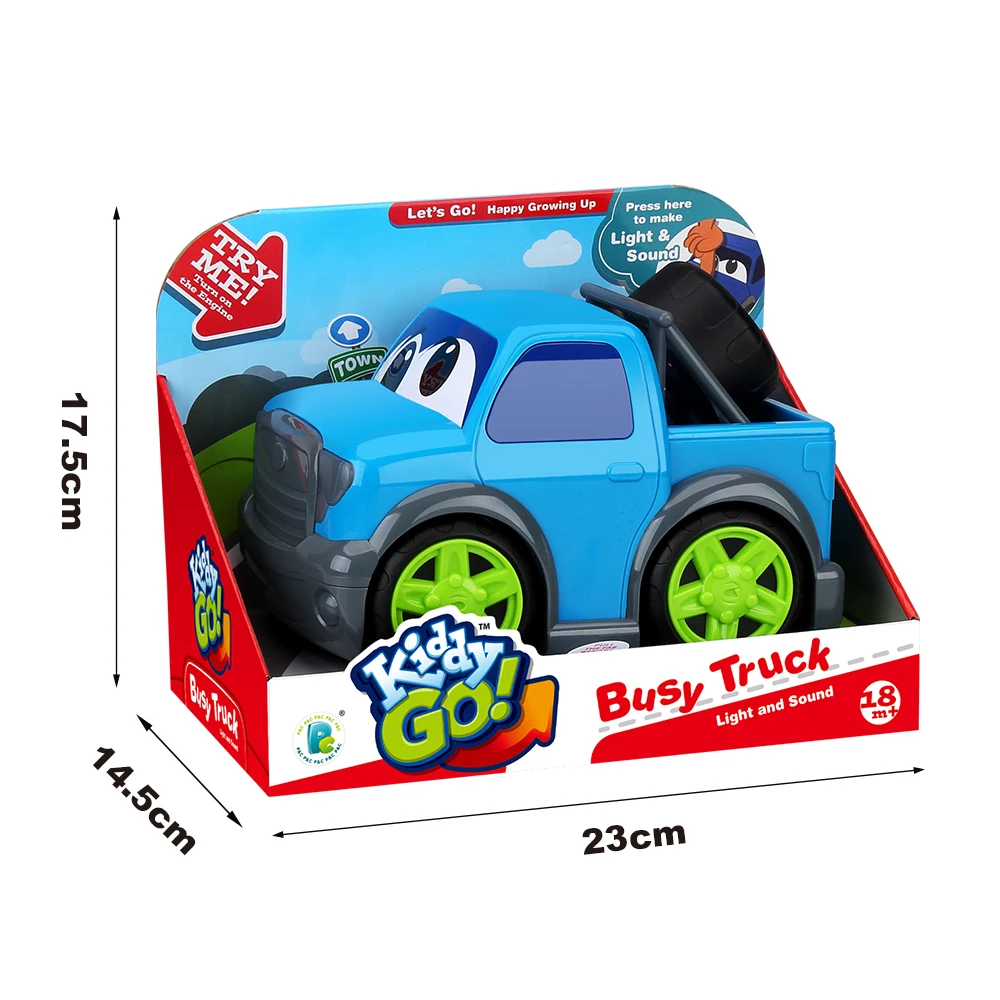 abs耐用塑料玩具车带灯光和声音的卡车-男孩和婴儿玩具和礼物