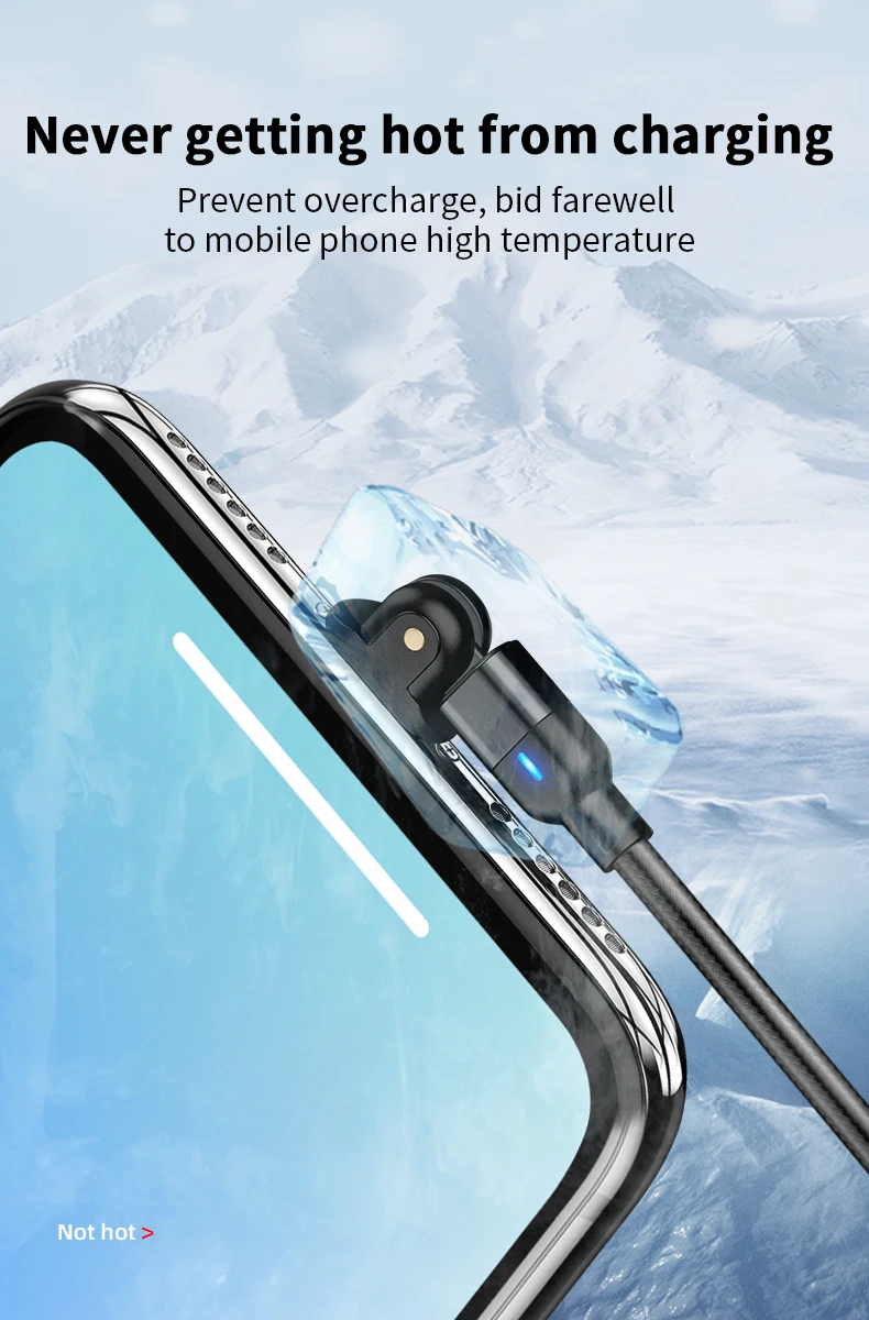 Cheap Price 180 Degree Bending Micro USB Cable for Android Phone Accessories Fast Charging Data Cable - ANKUX.COM