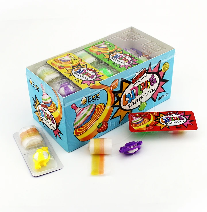 Whistle gyro candy