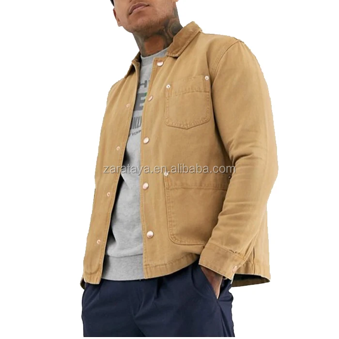 tan canvas jacket
