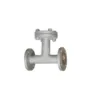 Manufacture hot sale T type strainer filter for sea water