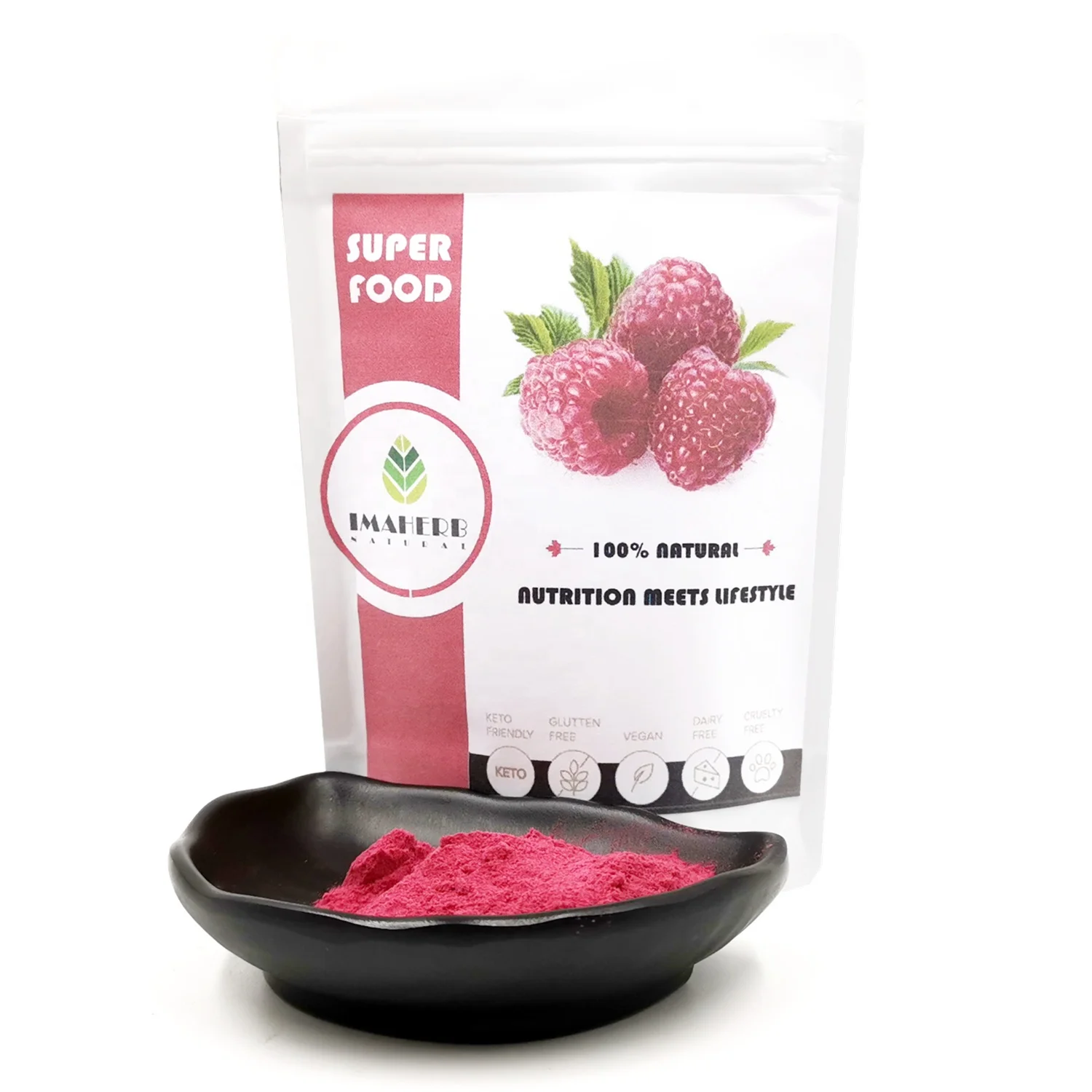Oem Private Organic Freeze Dried Fruit Juice Powder Black Raspberry
