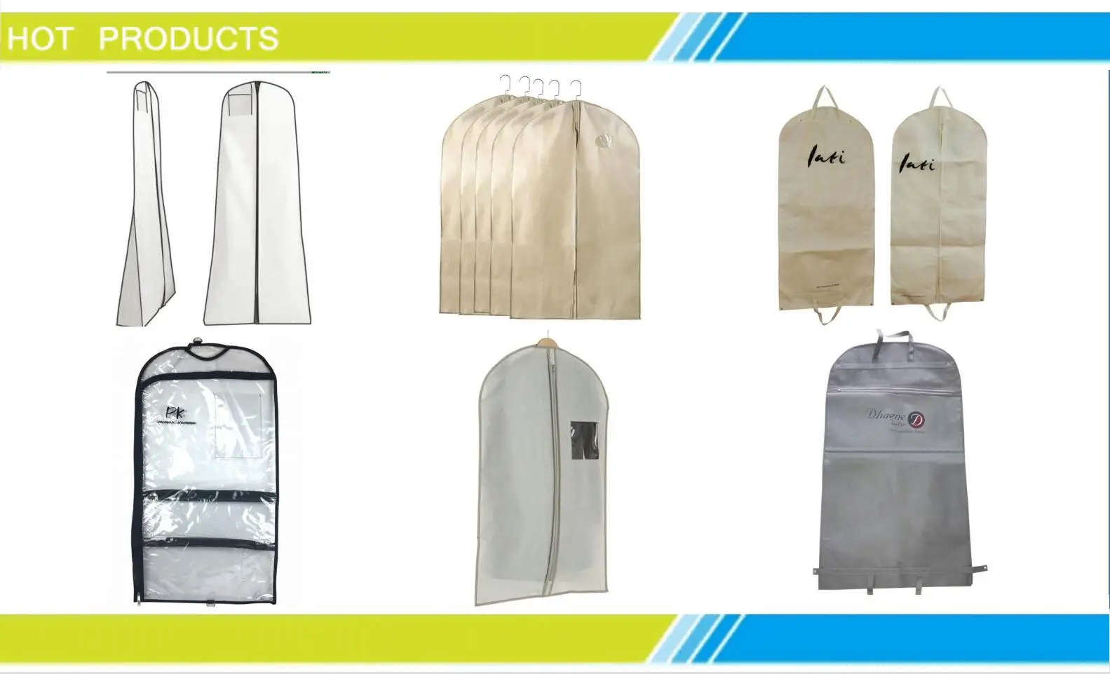 High Quality Dustproof Nonwoven Fabric Clear Window Black Garment Suit