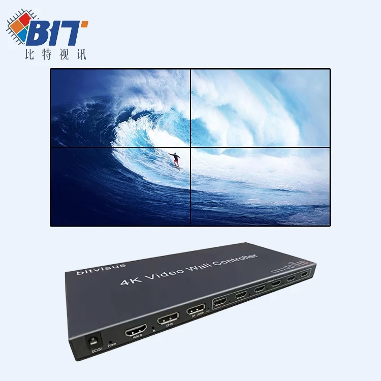 4k 8k 16k Hdmi Video Wall Controller 1x2 1x3 3x1 Smart Tv Video