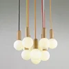 G9 Socket Earrings Metal Globe Large Hotel Glass Ball chandelier modern lighting