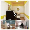100% recyclable polyester fibre colorful decorative acoustic wallboard