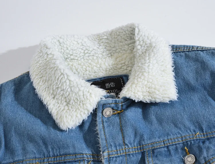 Wholesale Denim Jackets Suppliers Men's Winter Plus Size Light 