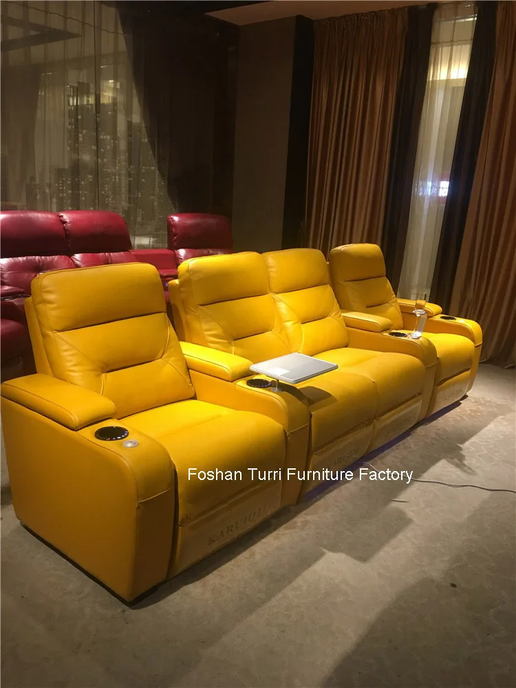 Vip Home Theater Reclinador Moderno,Conjunto De Sofá Para Cinema