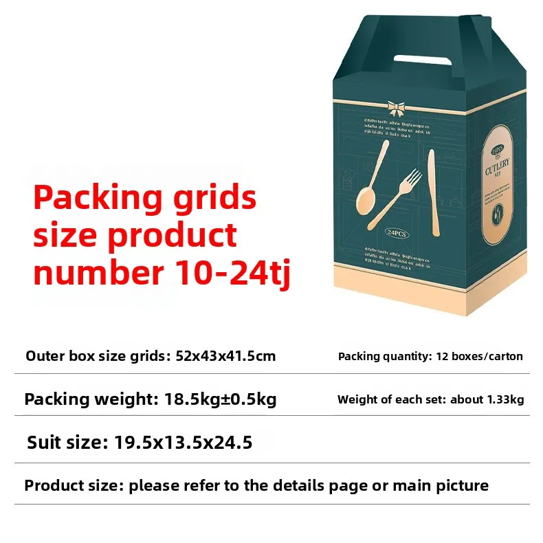 24pcs Heavy Duty Durable Stainless Steel Modern Golden Mirror Polished Steak Knife Fork Spoon Cutlery Set Stand Dishwasher Safe