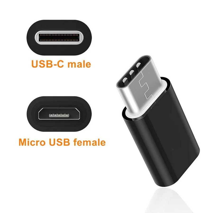 Hot Usb Cable 3.1 Type-c Male To Micro Usb Female Usb-c Cables Adapter ...