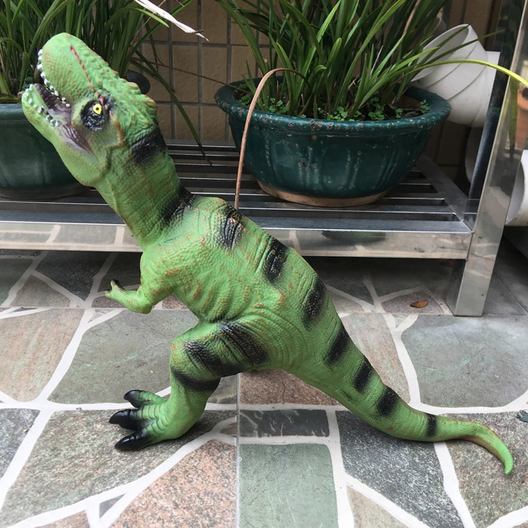 2021 tyrannosaurus rex soft pvc big dinosaur toys with sound for
