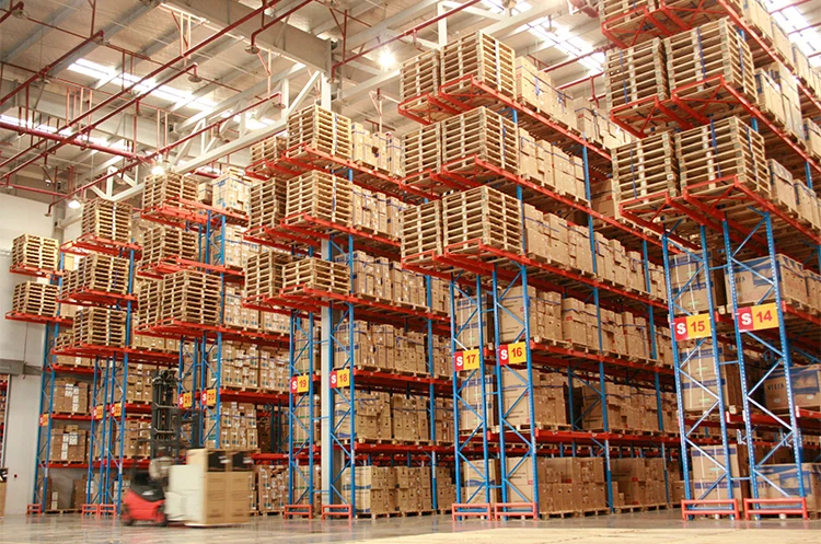 Q235b Steel Warehouse Heavy Duty Pallet Storage Rack 2 - 6 Layers