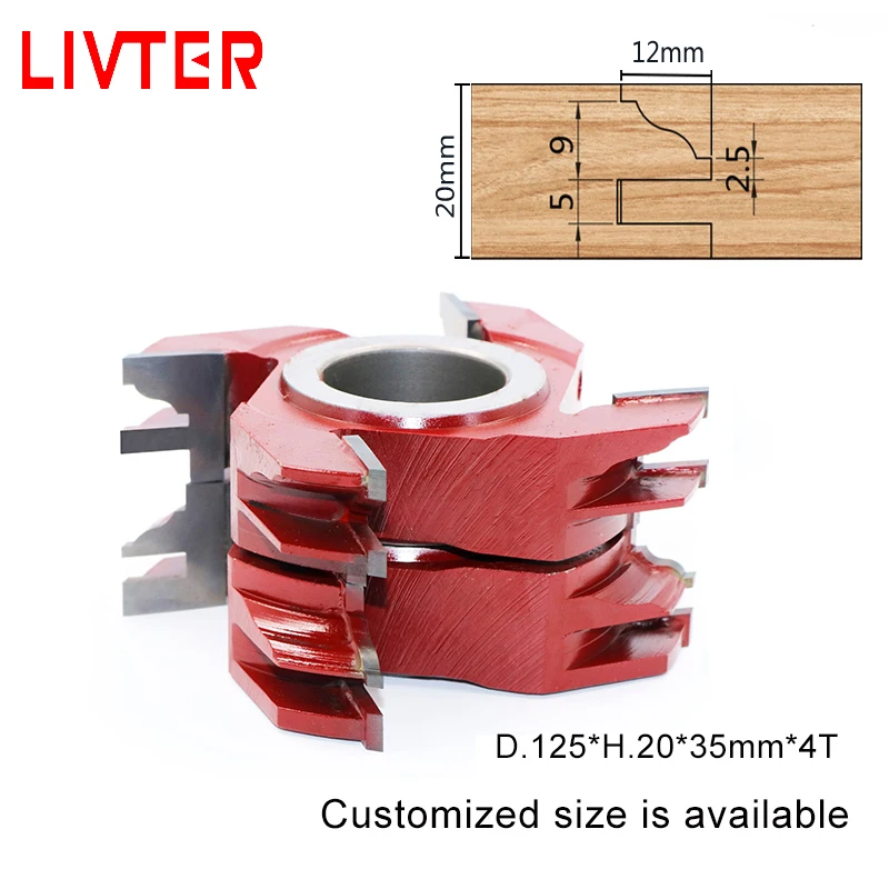 Livter Door Frame Cutter For Woodworking Spindle Moulder Cutter 2