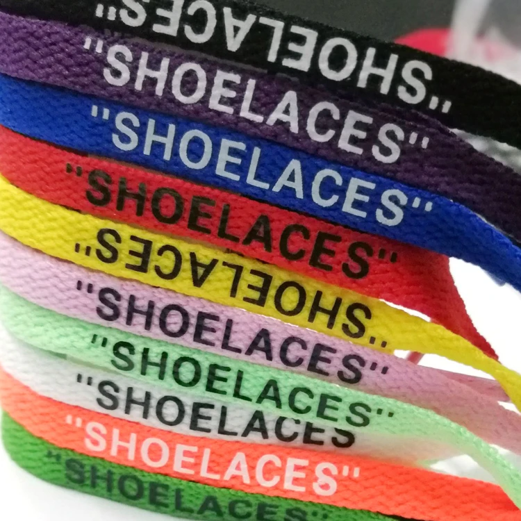 Morecredit Best Selling 120cm Polyester Shoelaces,Custom Printed Logo ...