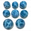 Natural Larimar Cabochon Ball shape for Gemstone and Jewelry Design