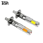 Tcart dc 12vハイパワーホワイトled電球7.5wフォグドライビングライトランプ880 881 h1 h3車のフォグライト